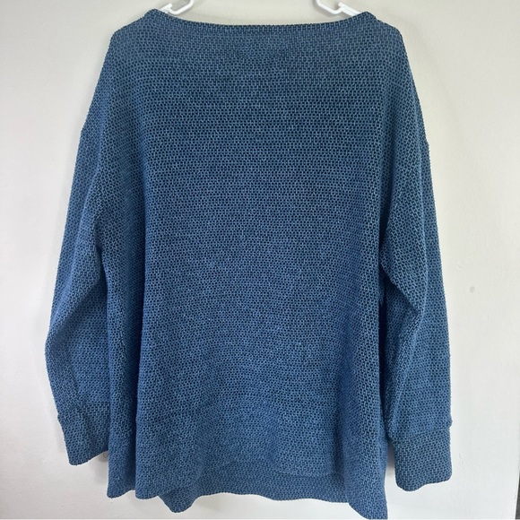 French Laundry Blue Crew Neck Sweater - Picture 4 of 4